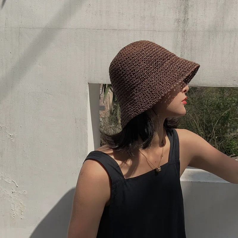 Sunset Woven Bucket Hat