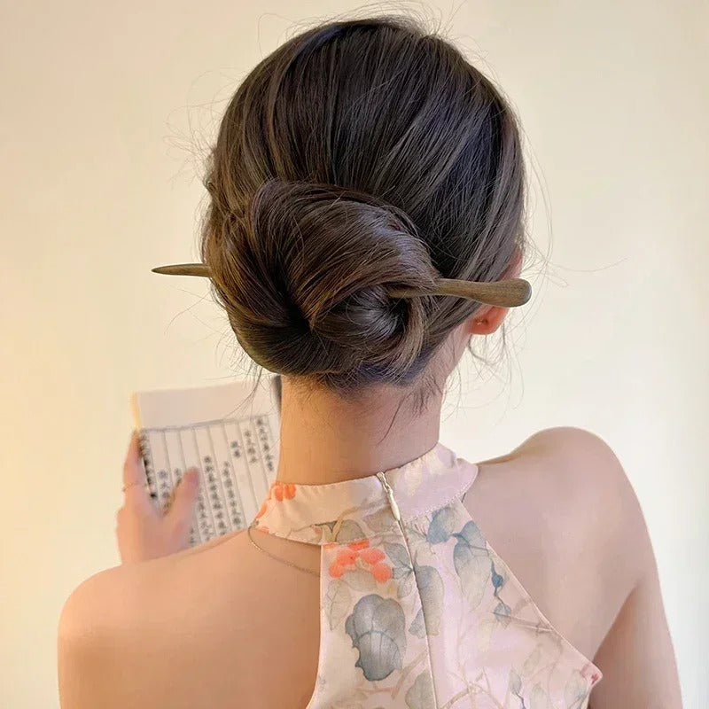 Natural Wood Wave Pin